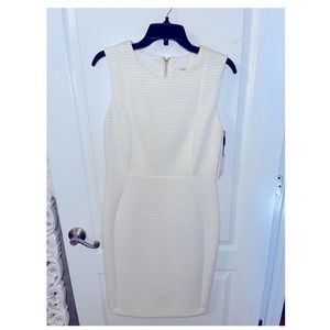 NWT Calvin Klein White Business Professional Dress SIZE 10